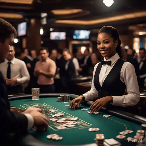 Imagem mostrando o cassino ao vivo da 887BET com dealers reais conduzindo jogos de mesa